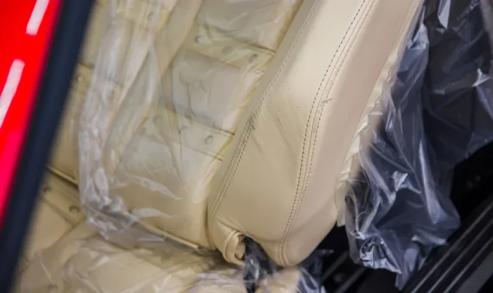 Before Leather & Vinyl Restoration in Los Angeles, CA | DavaLeather (example 2)